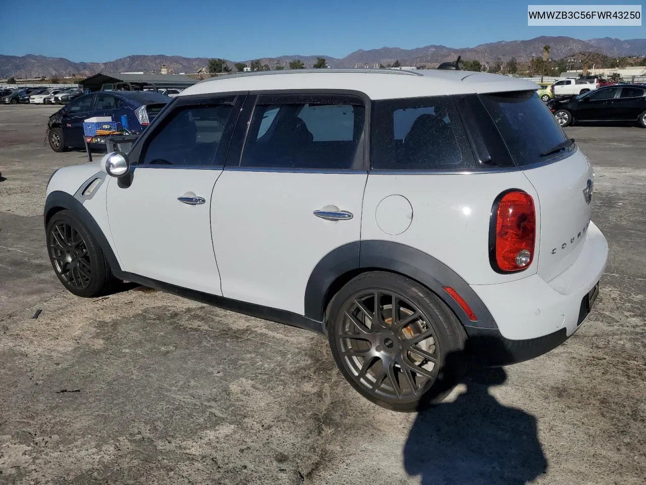 2015 Mini Cooper Countryman VIN: WMWZB3C56FWR43250 Lot: 80777244