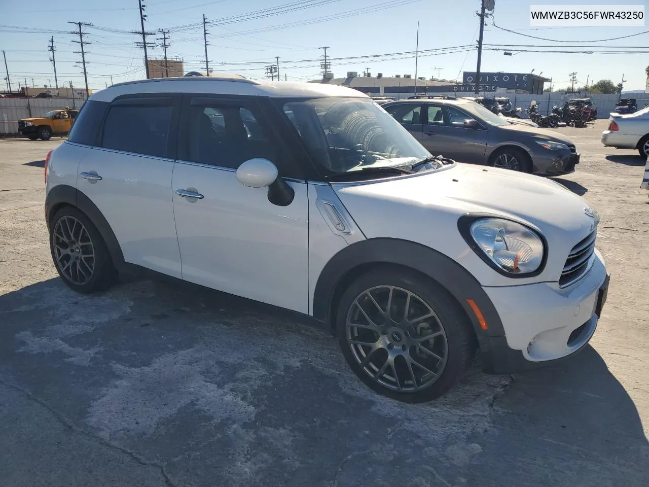 2015 Mini Cooper Countryman VIN: WMWZB3C56FWR43250 Lot: 80777244