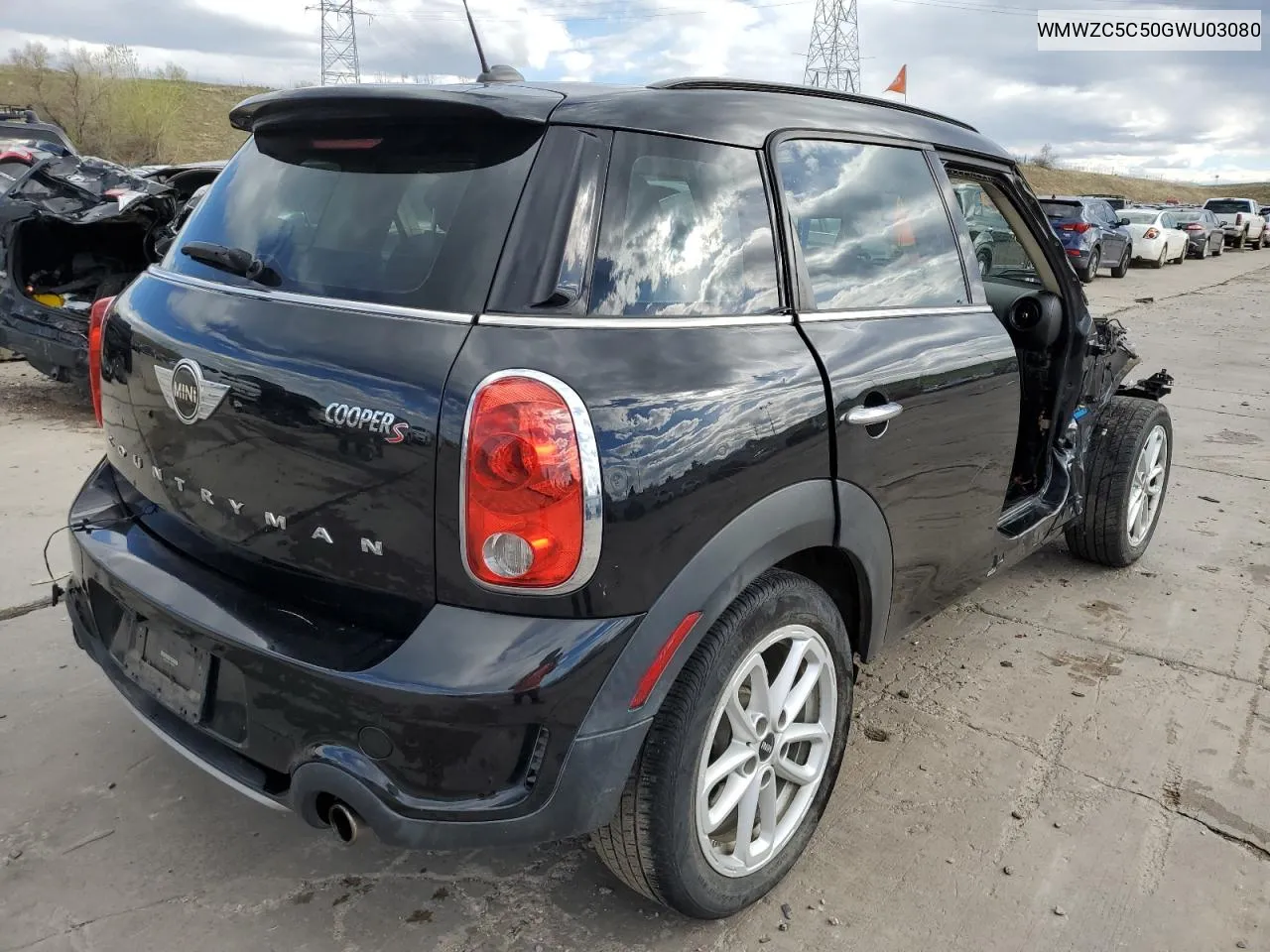 2016 Mini Cooper S Countryman VIN: WMWZC5C50GWU03080 Lot: 52864144