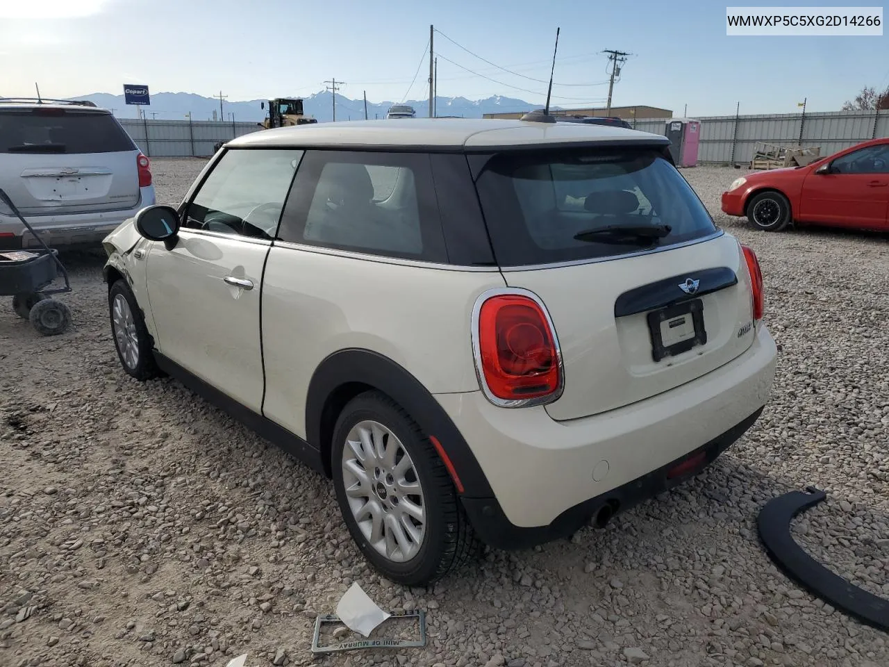 2016 Mini Cooper VIN: WMWXP5C5XG2D14266 Lot: 53337884