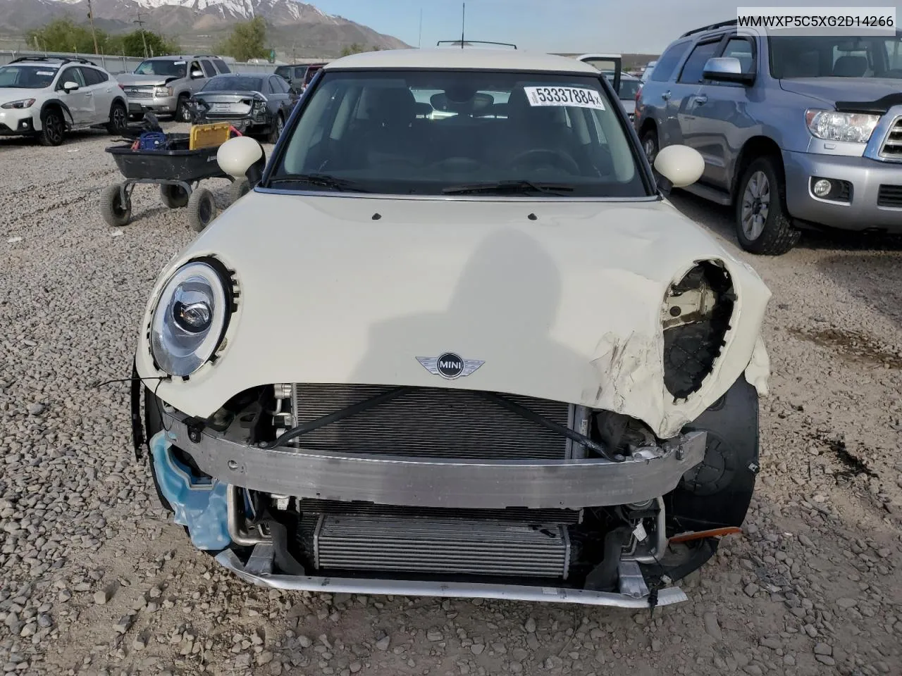 2016 Mini Cooper VIN: WMWXP5C5XG2D14266 Lot: 53337884