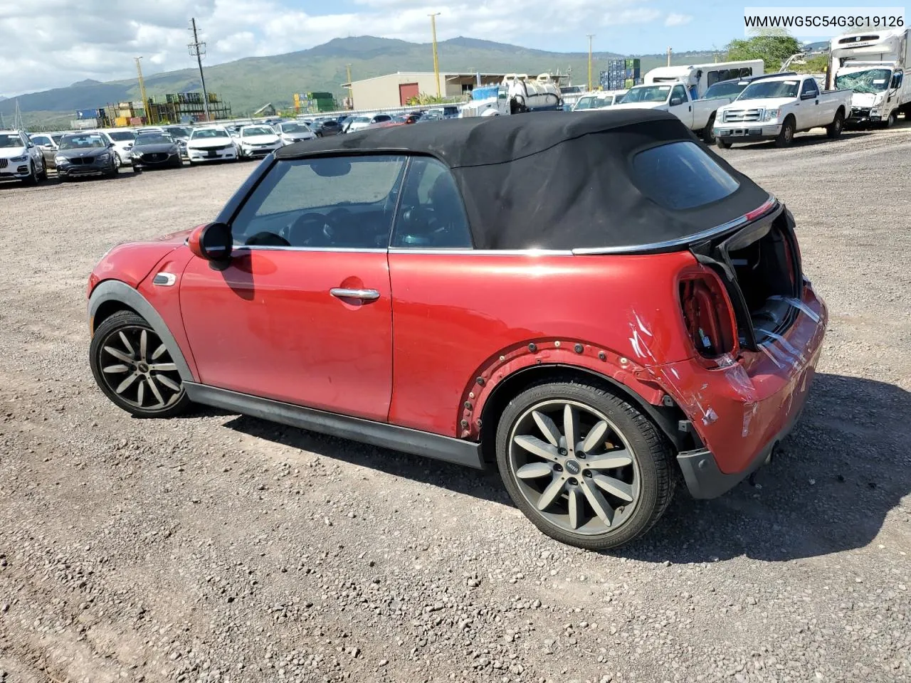 2016 Mini Cooper VIN: WMWWG5C54G3C19126 Lot: 54088874