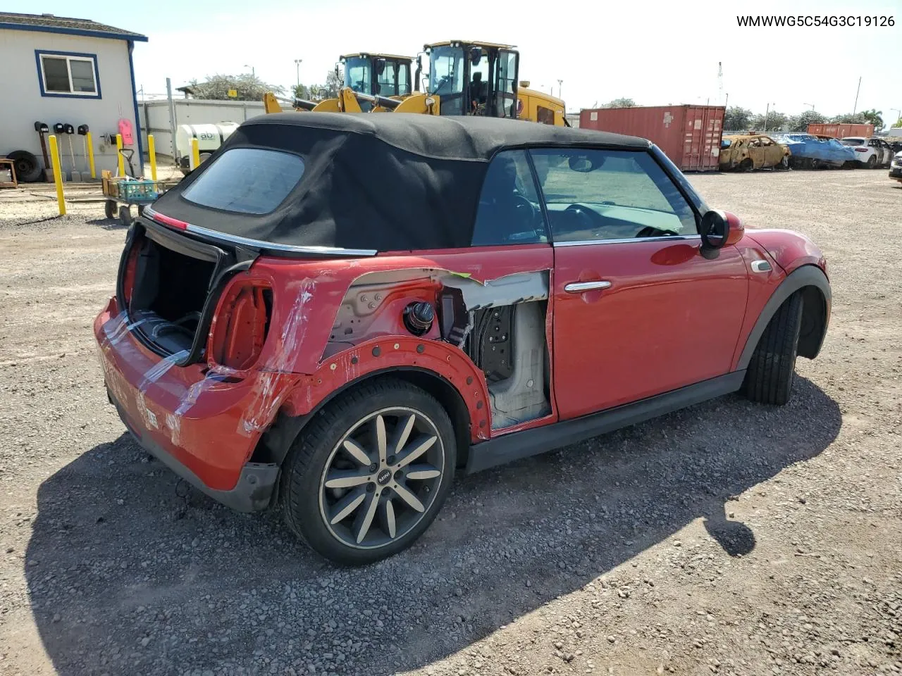 2016 Mini Cooper VIN: WMWWG5C54G3C19126 Lot: 54088874