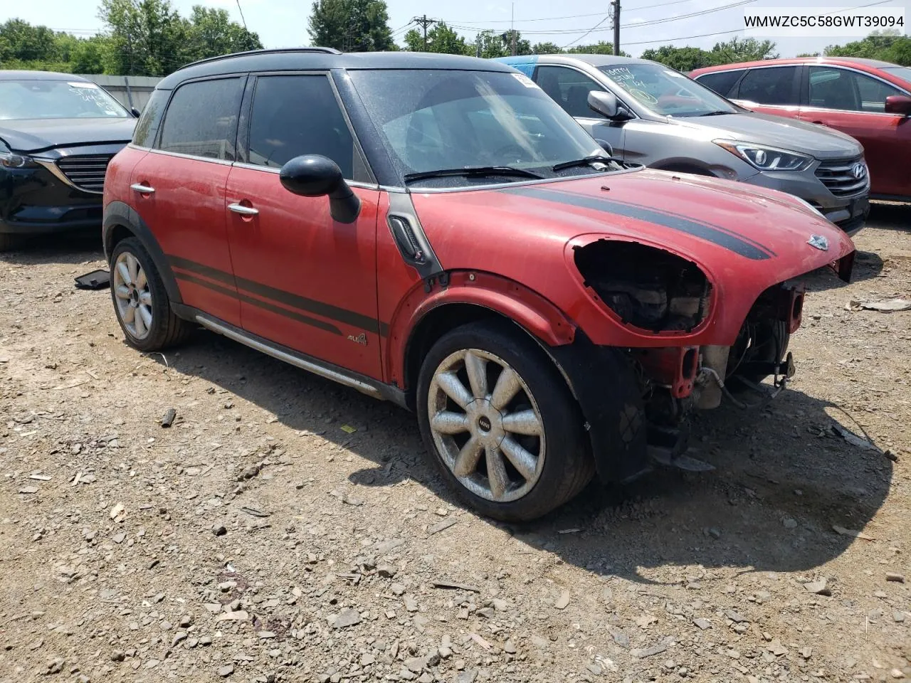 2016 Mini Cooper S Countryman VIN: WMWZC5C58GWT39094 Lot: 58280034