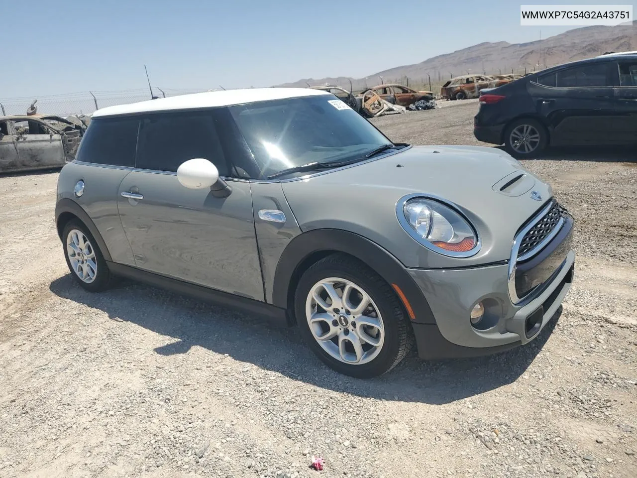 WMWXP7C54G2A43751 2016 Mini Cooper S