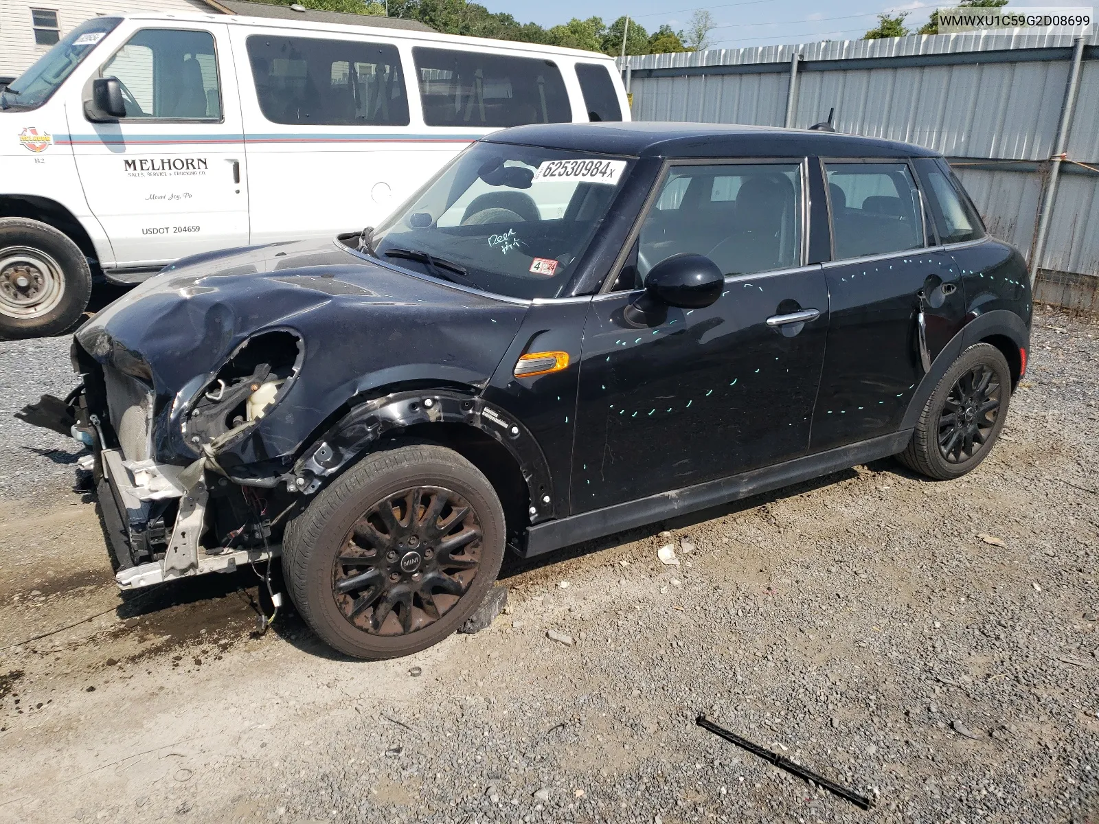 2016 Mini Cooper VIN: WMWXU1C59G2D08699 Lot: 62530984