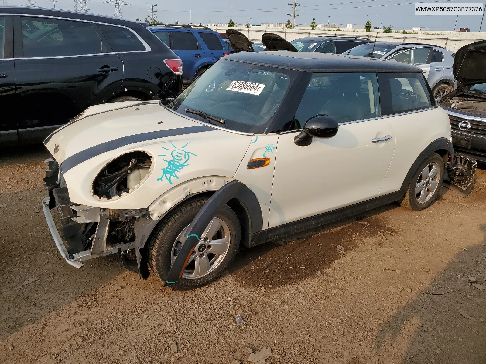 WMWXP5C57G3B77376 2016 Mini Cooper