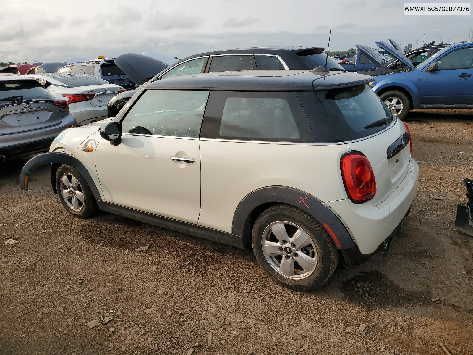 2016 Mini Cooper VIN: WMWXP5C57G3B77376 Lot: 63886664