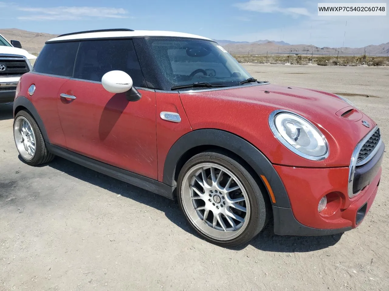 2016 Mini Cooper S VIN: WMWXP7C54G2C60748 Lot: 64646124