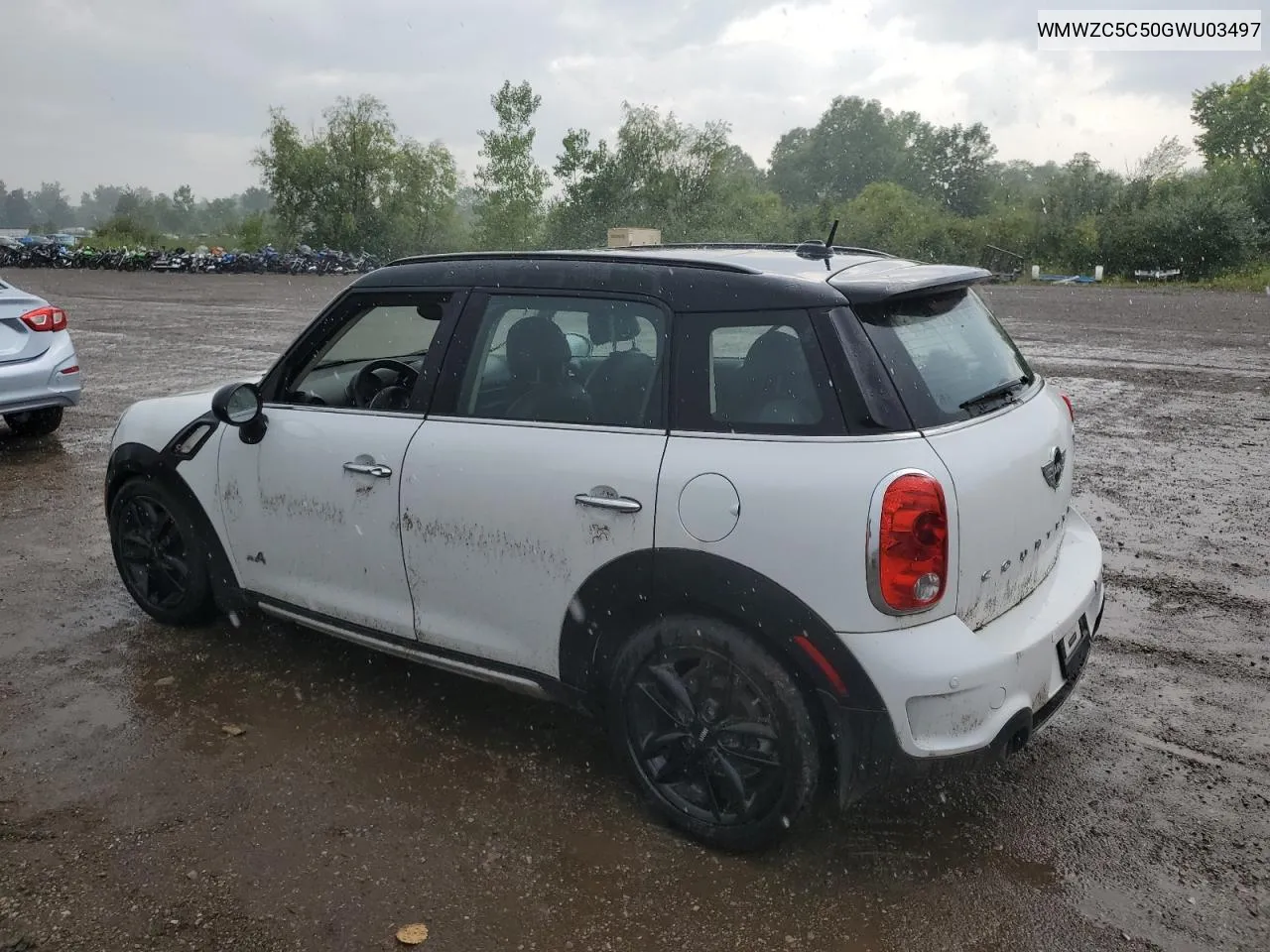 WMWZC5C50GWU03497 2016 Mini Cooper S Countryman