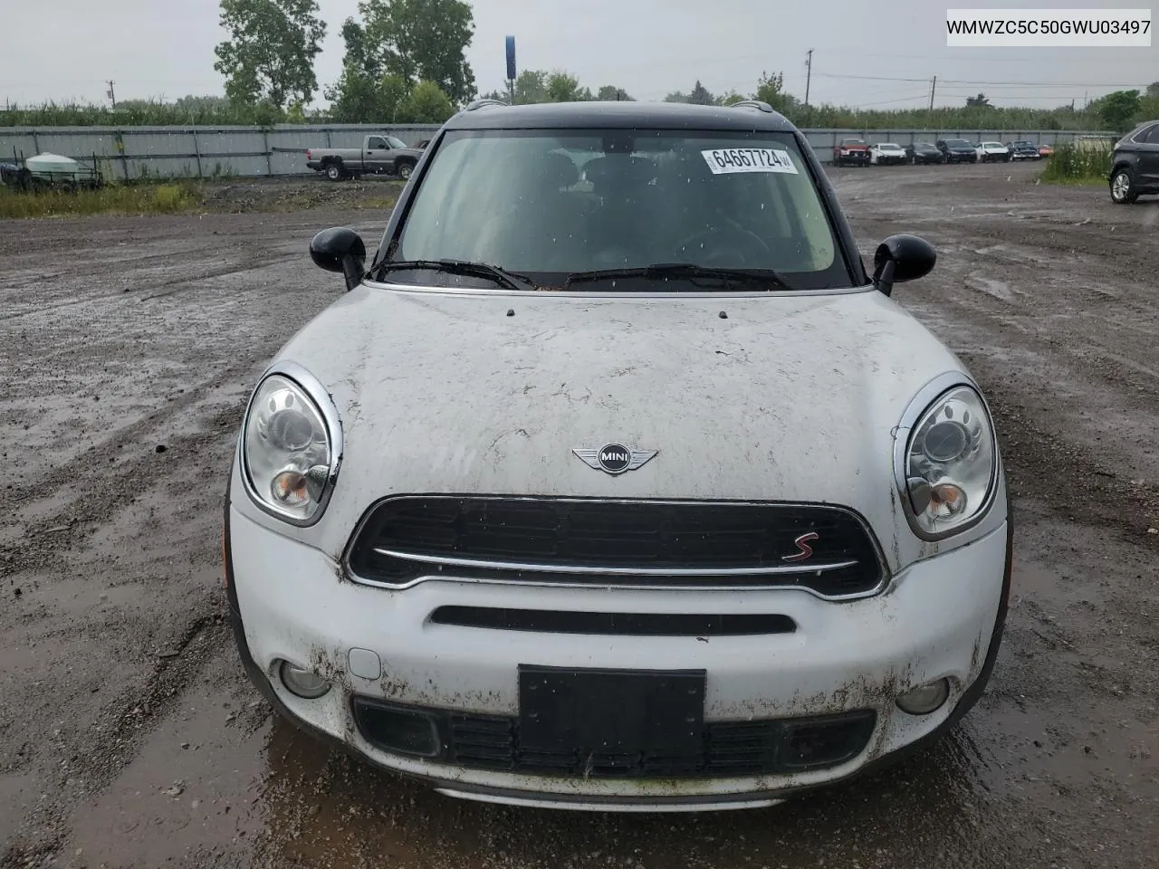 WMWZC5C50GWU03497 2016 Mini Cooper S Countryman