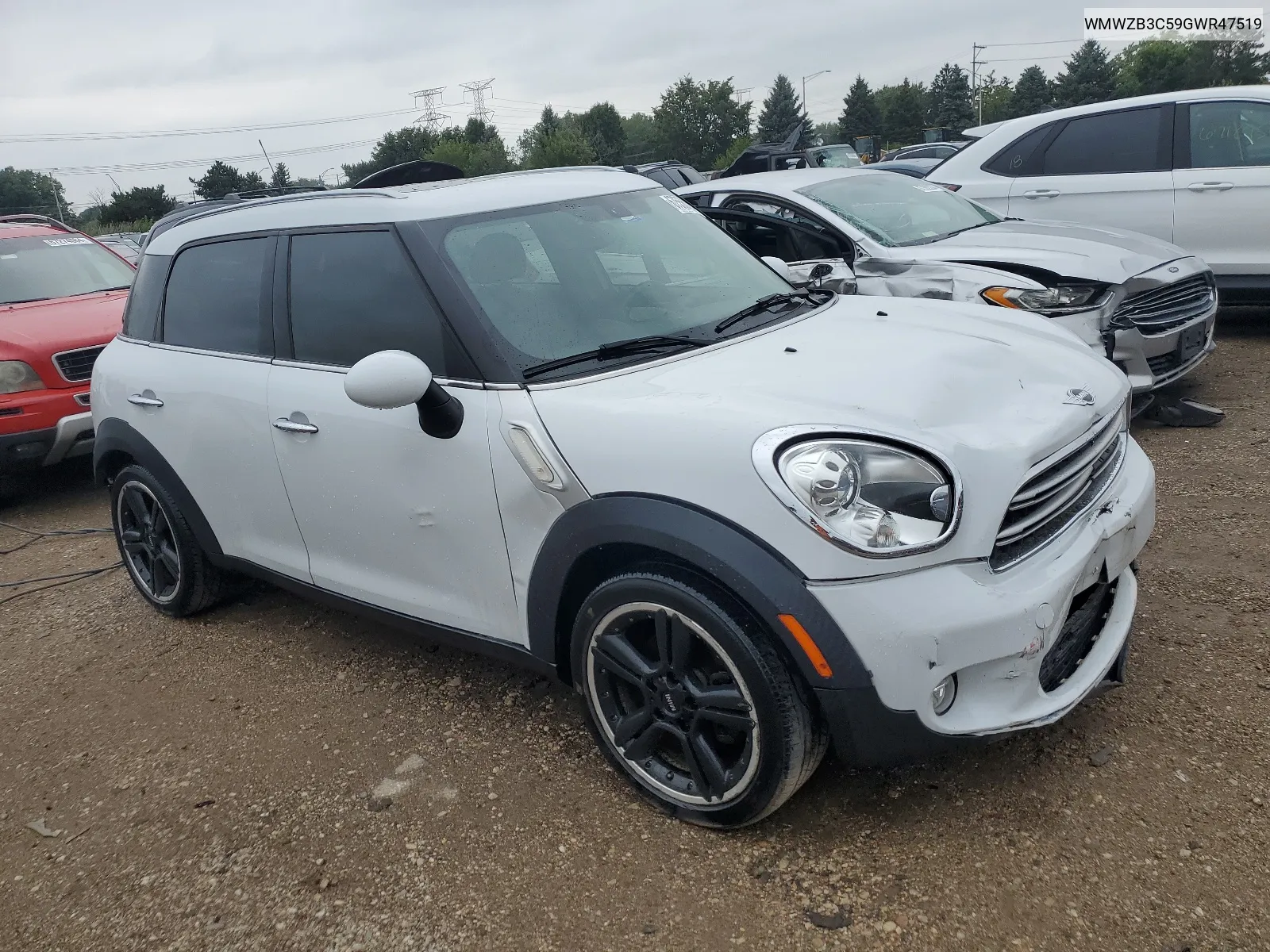 WMWZB3C59GWR47519 2016 Mini Cooper Countryman