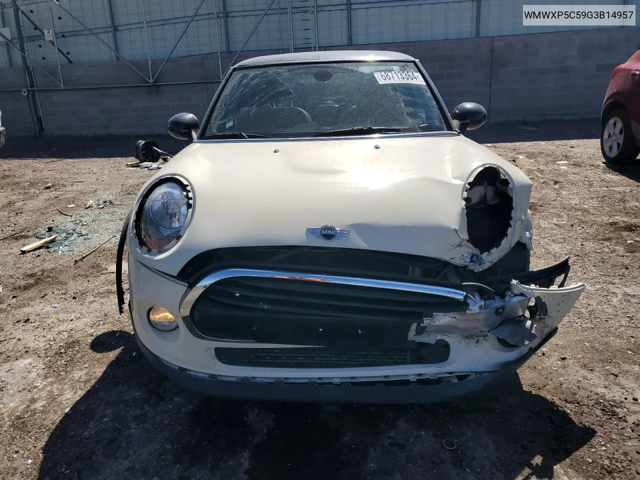 2016 Mini Cooper VIN: WMWXP5C59G3B14957 Lot: 68713364