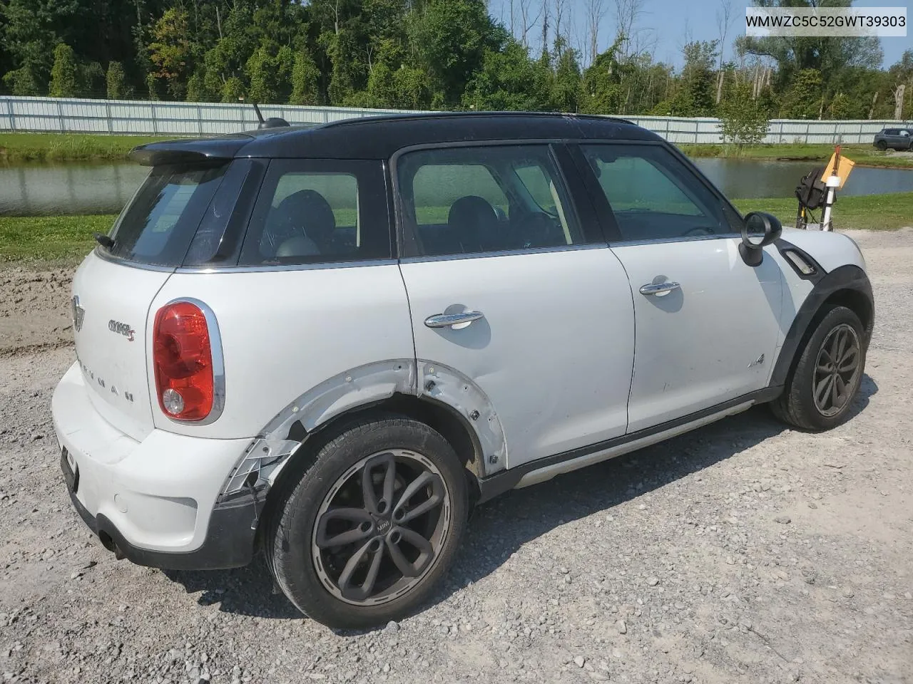 WMWZC5C52GWT39303 2016 Mini Cooper S Countryman