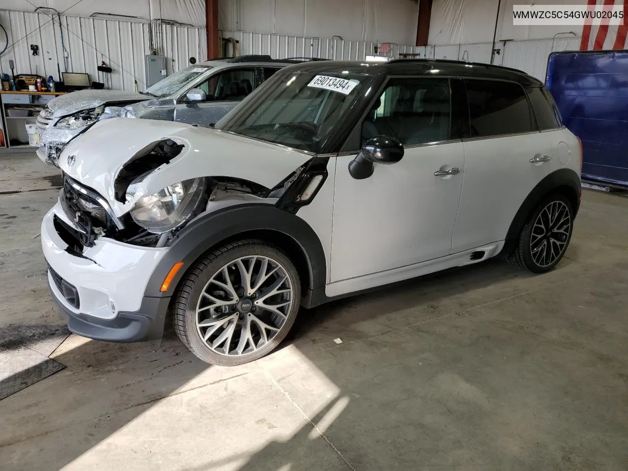 2016 Mini Cooper S Countryman VIN: WMWZC5C54GWU02045 Lot: 69013494