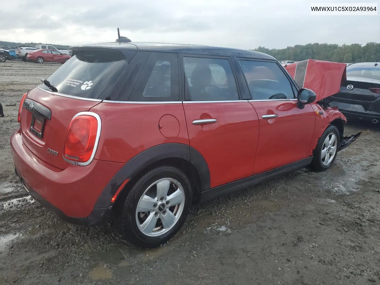 WMWXU1C5XG2A93964 2016 Mini Cooper