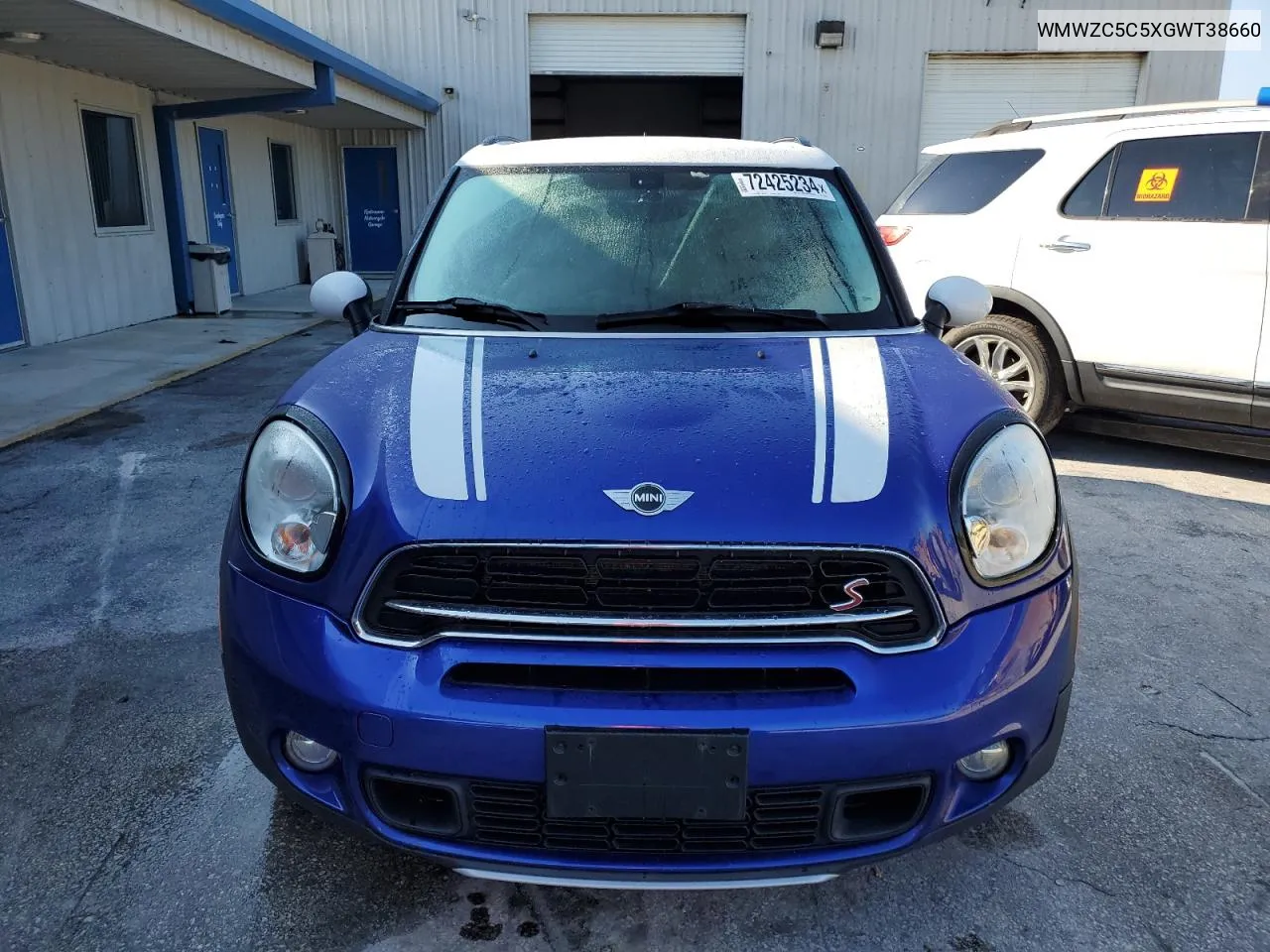 2016 Mini Cooper S Countryman VIN: WMWZC5C5XGWT38660 Lot: 72425234