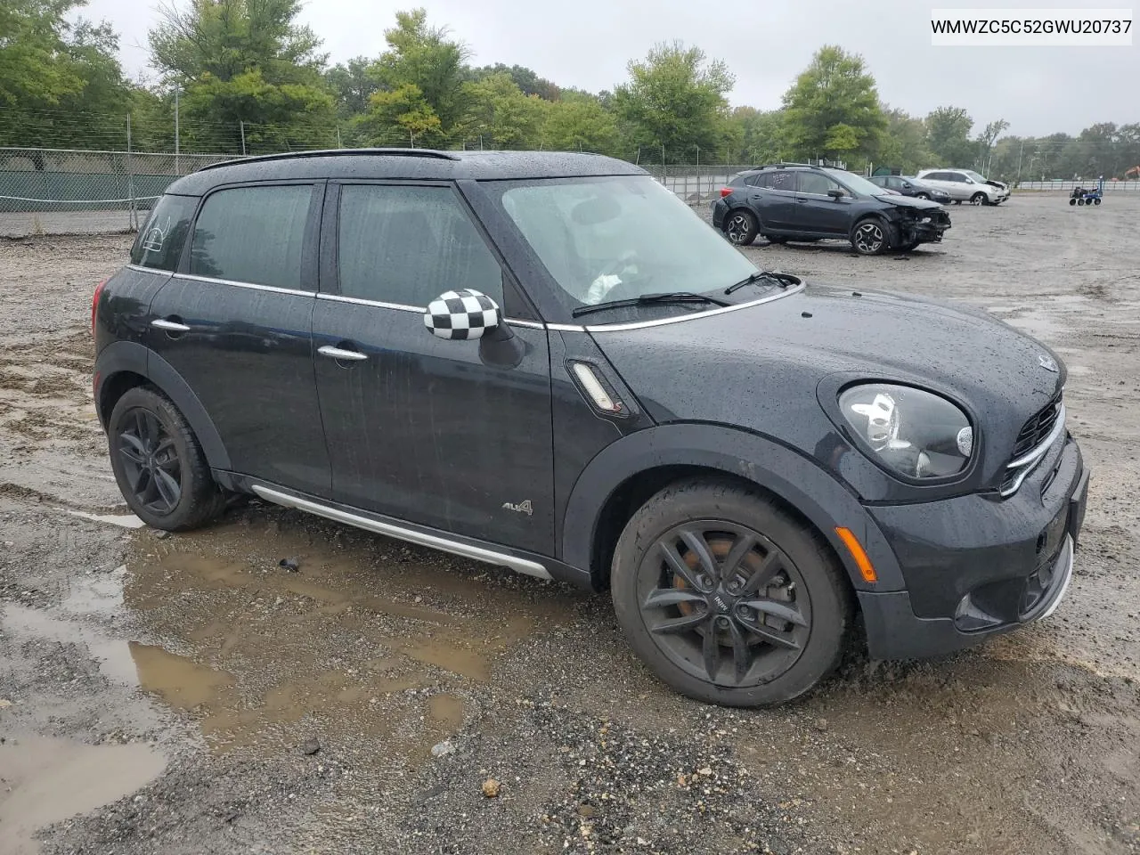 2016 Mini Cooper S Countryman VIN: WMWZC5C52GWU20737 Lot: 72658214