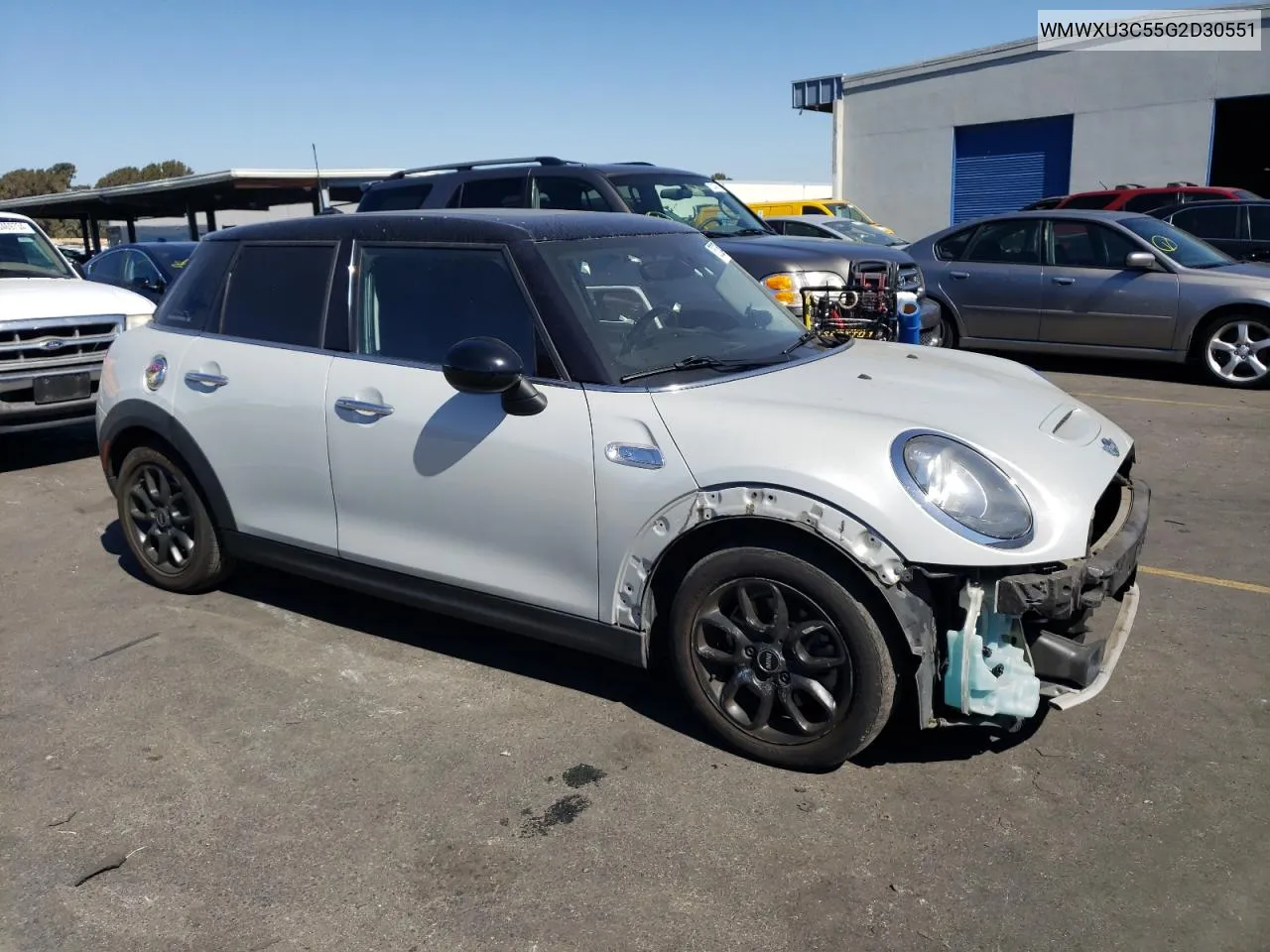 2016 Mini Cooper S VIN: WMWXU3C55G2D30551 Lot: 72732444