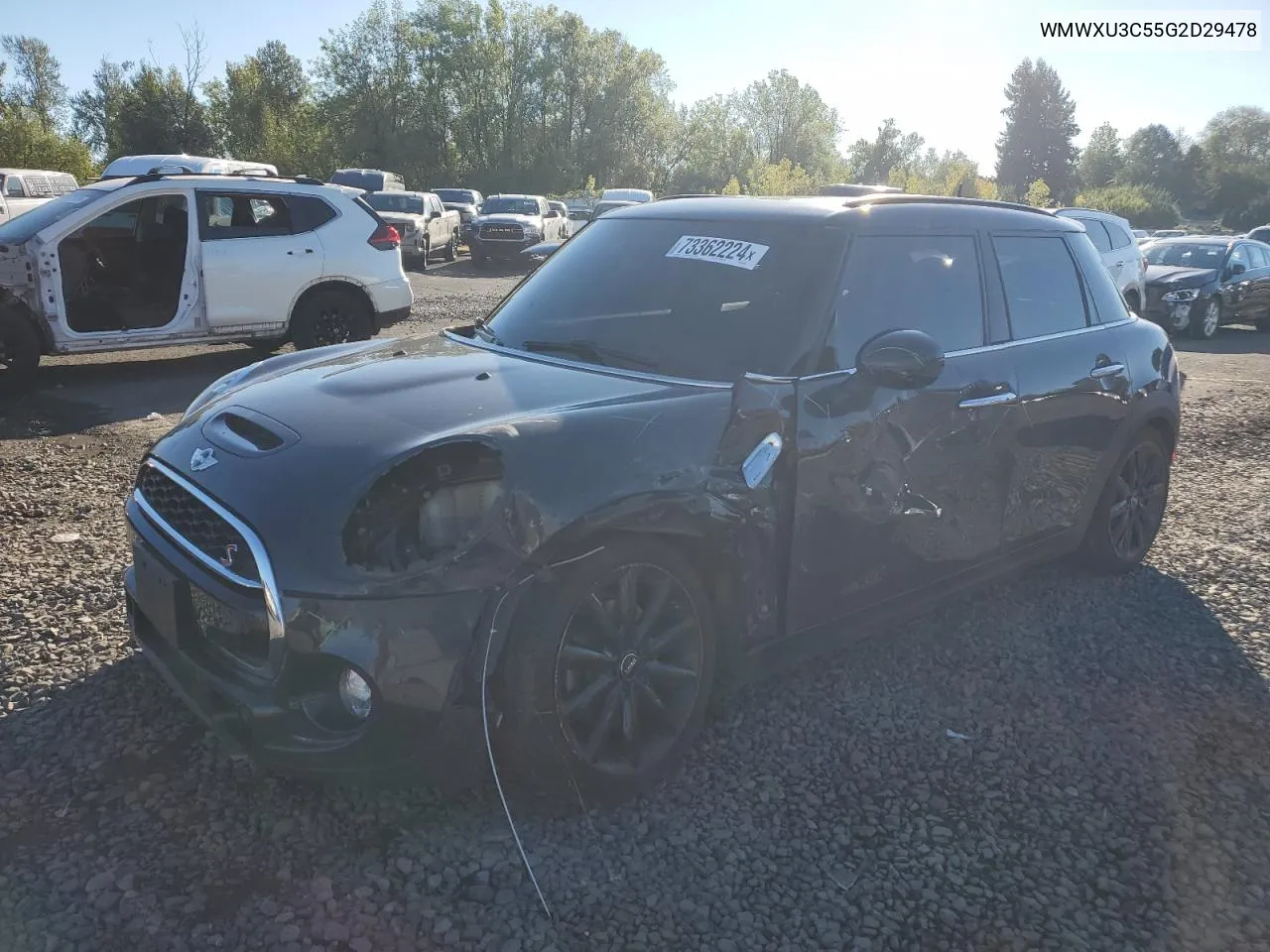 2016 Mini Cooper S VIN: WMWXU3C55G2D29478 Lot: 73362224