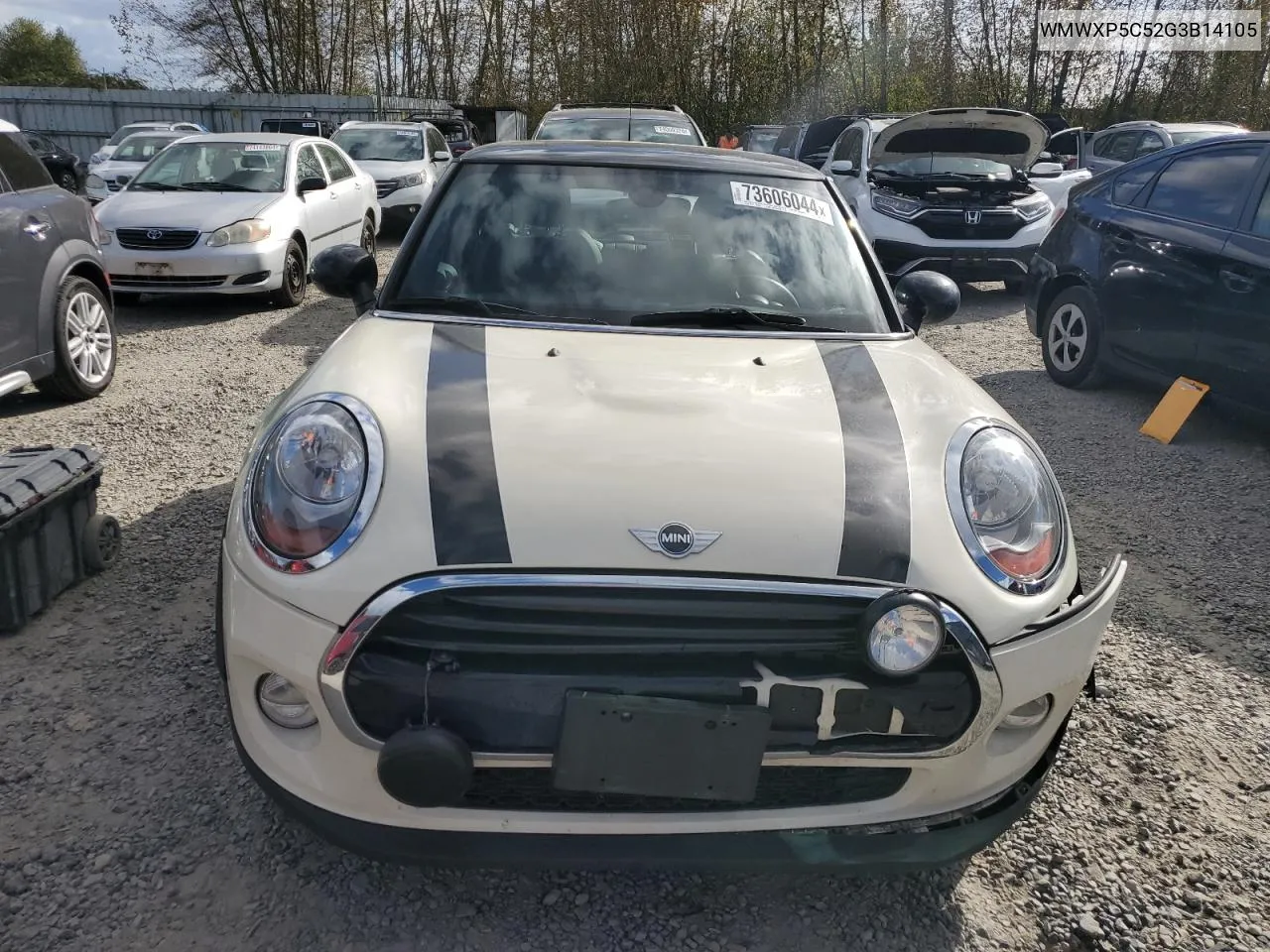 2016 Mini Cooper VIN: WMWXP5C52G3B14105 Lot: 73606044