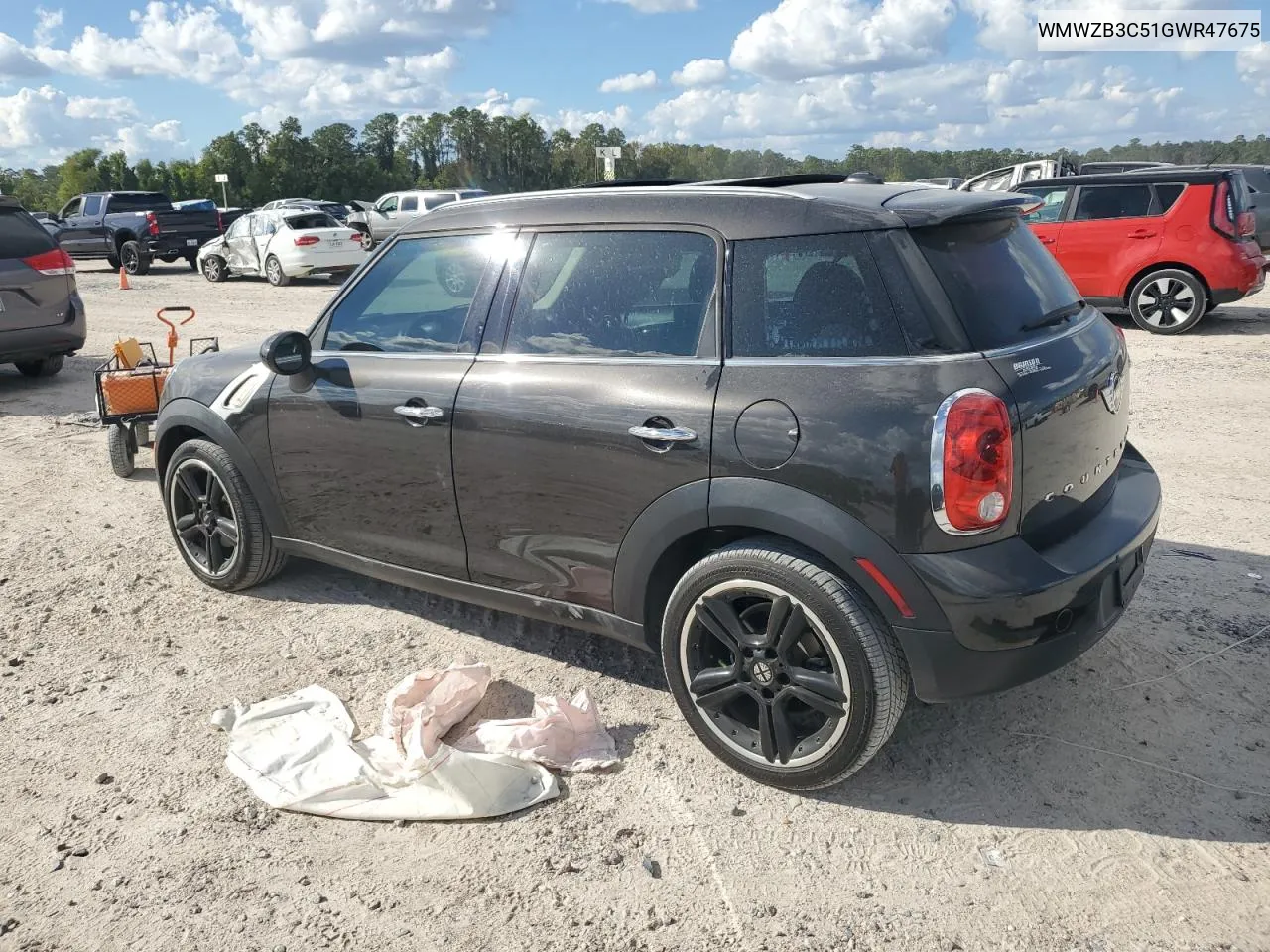 2016 Mini Cooper Countryman VIN: WMWZB3C51GWR47675 Lot: 73663214