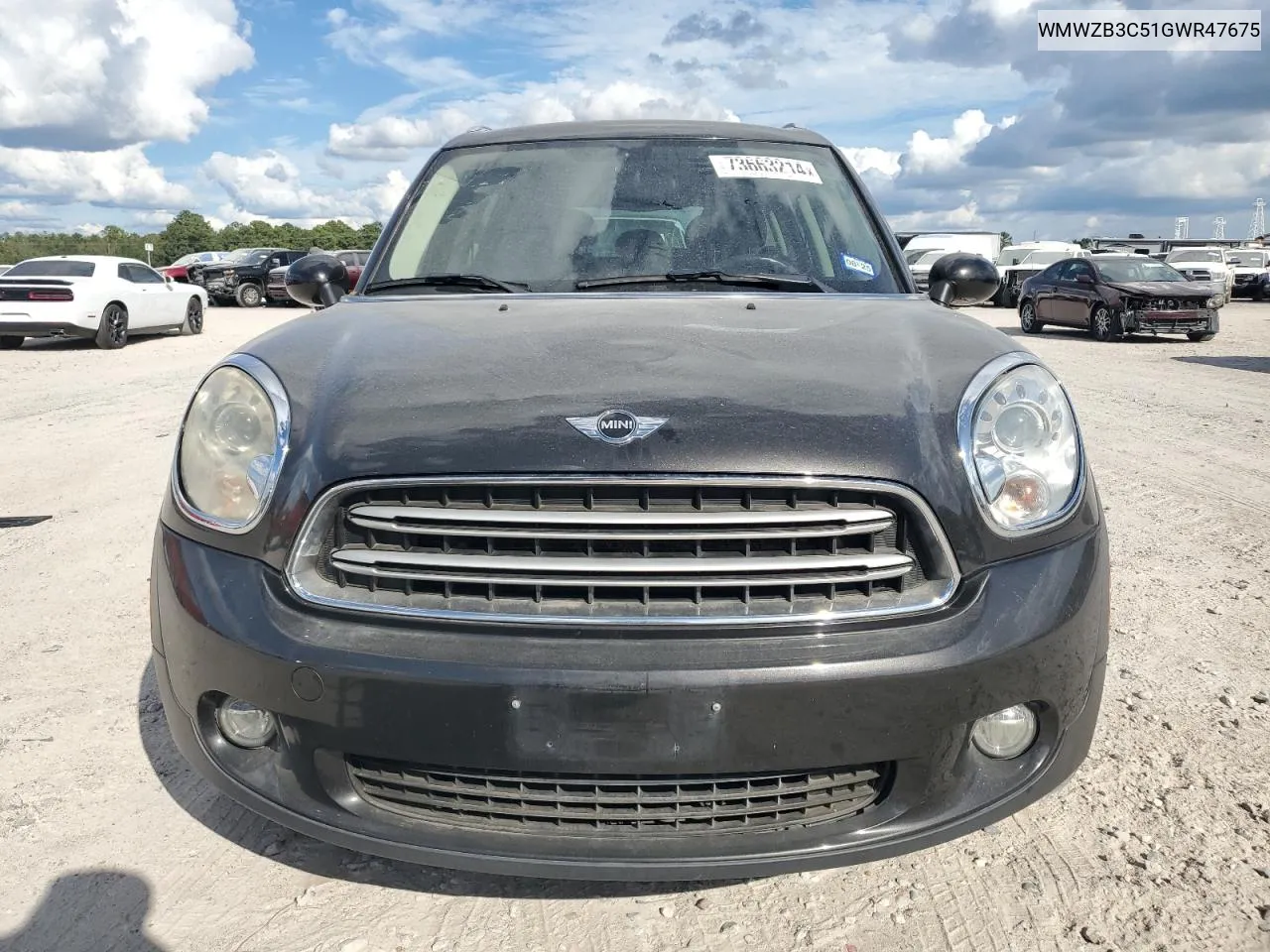 2016 Mini Cooper Countryman VIN: WMWZB3C51GWR47675 Lot: 73663214