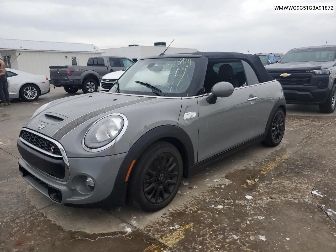 2016 Mini Cooper S VIN: WMWWG9C51G3A91872 Lot: 74070914