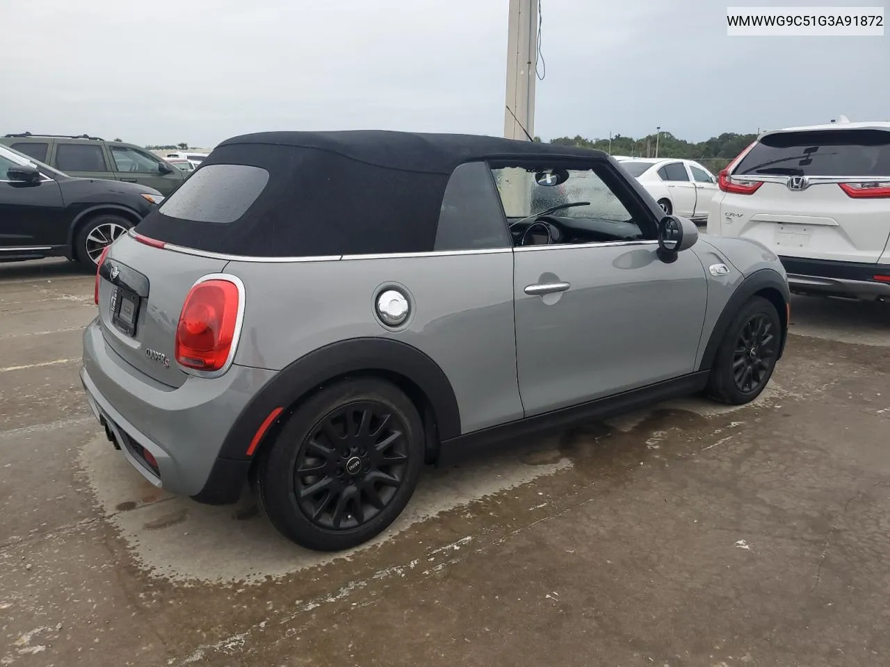 2016 Mini Cooper S VIN: WMWWG9C51G3A91872 Lot: 74070914