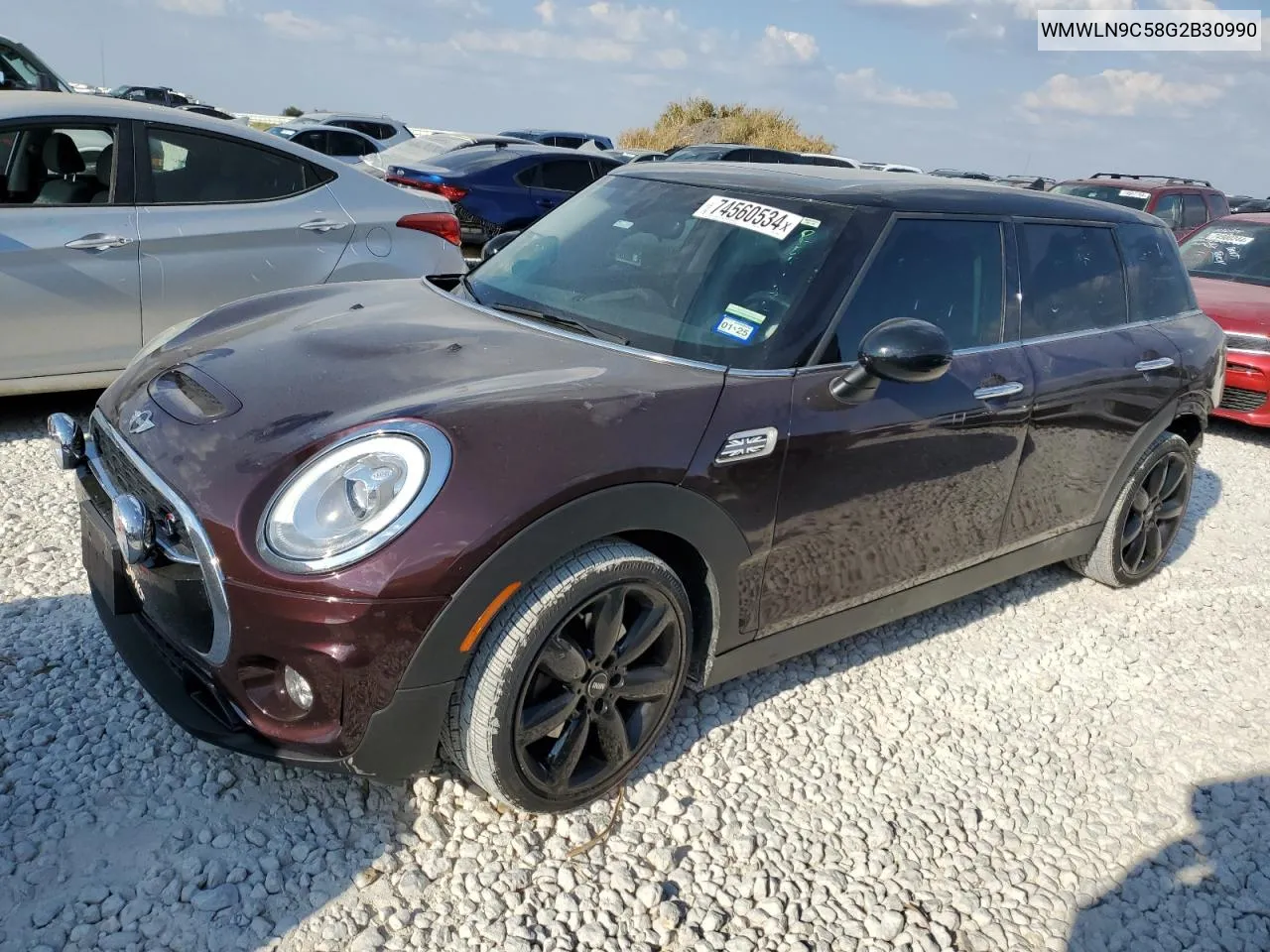 2016 Mini Cooper S Clubman VIN: WMWLN9C58G2B30990 Lot: 74560534