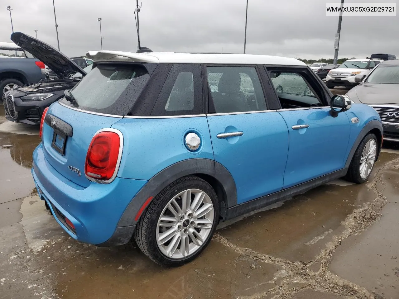 2016 Mini Cooper S VIN: WMWXU3C5XG2D29721 Lot: 74857864