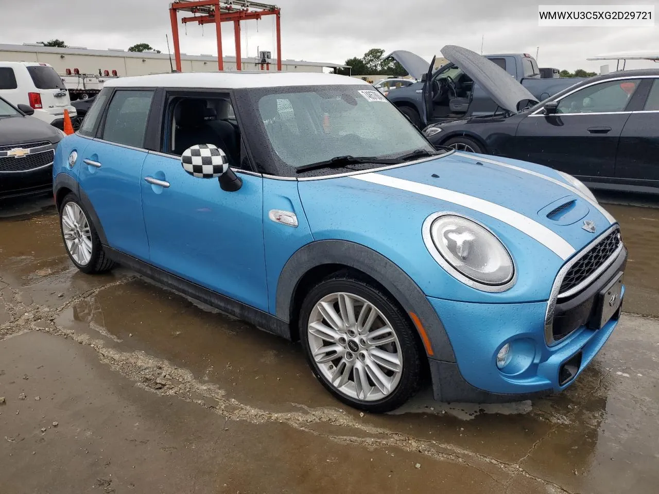 2016 Mini Cooper S VIN: WMWXU3C5XG2D29721 Lot: 74857864