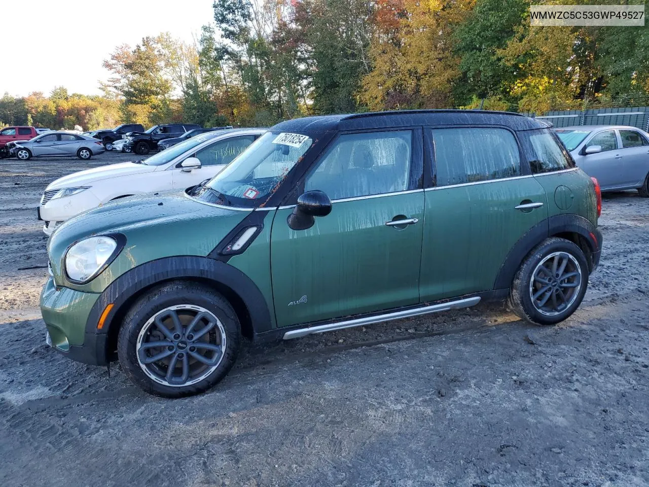 2016 Mini Cooper S Countryman VIN: WMWZC5C53GWP49527 Lot: 75018254