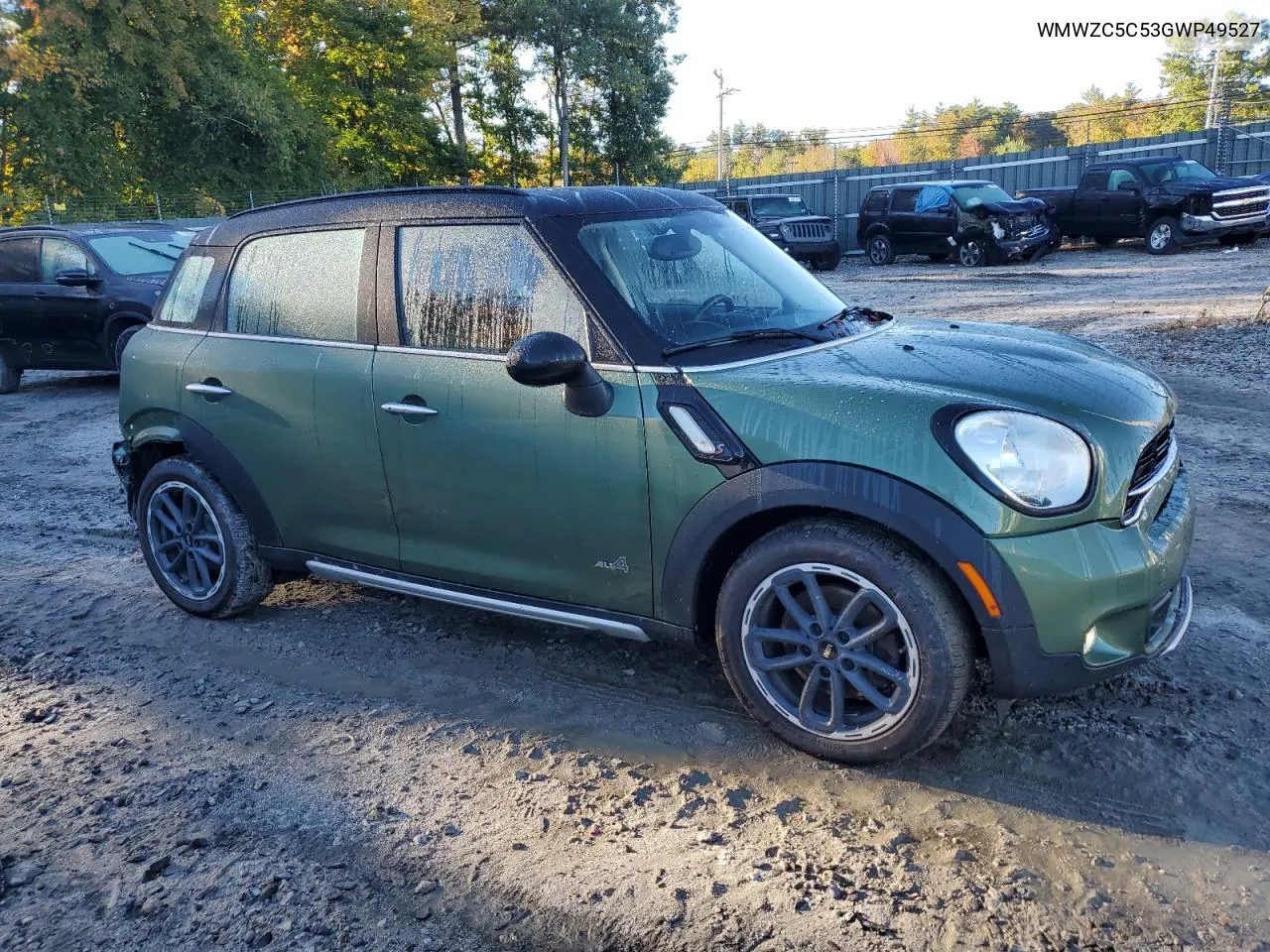 2016 Mini Cooper S Countryman VIN: WMWZC5C53GWP49527 Lot: 75018254