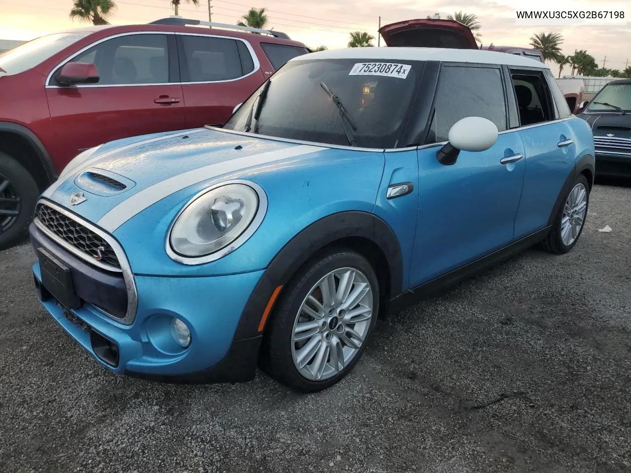 2016 Mini Cooper S VIN: WMWXU3C5XG2B67198 Lot: 75230874