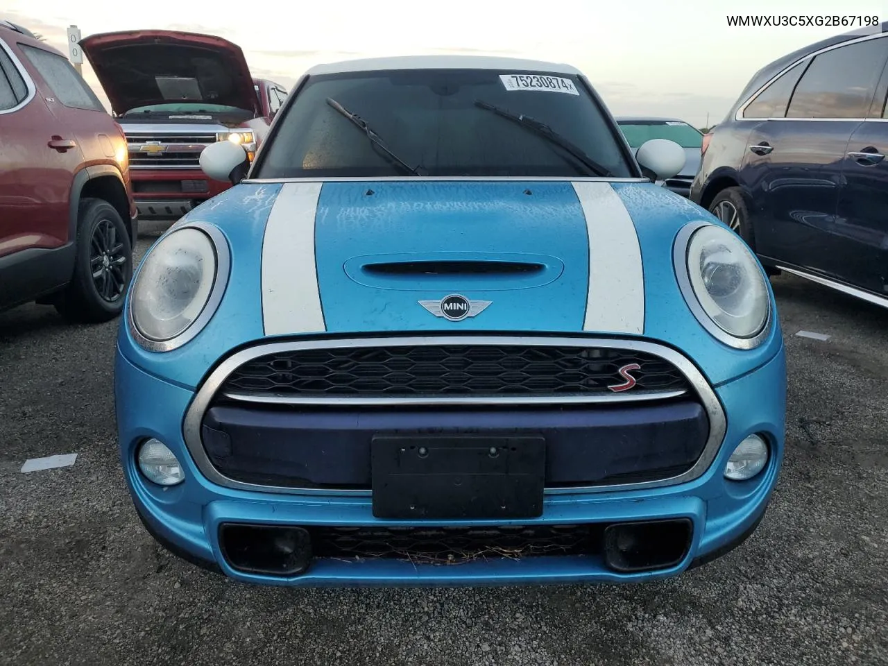 2016 Mini Cooper S VIN: WMWXU3C5XG2B67198 Lot: 75230874