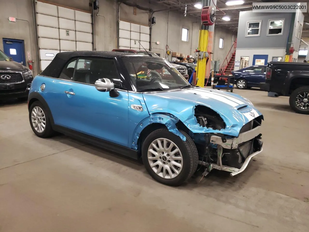 2016 Mini Cooper S VIN: WMWWG9C50G3C22001 Lot: 75918014