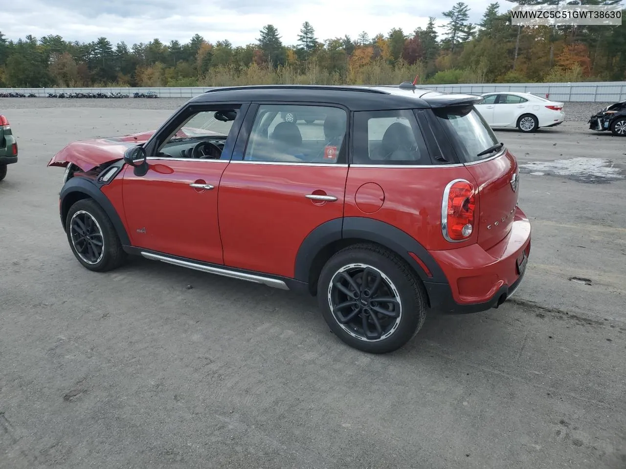 2016 Mini Cooper S Countryman VIN: WMWZC5C51GWT38630 Lot: 76075514