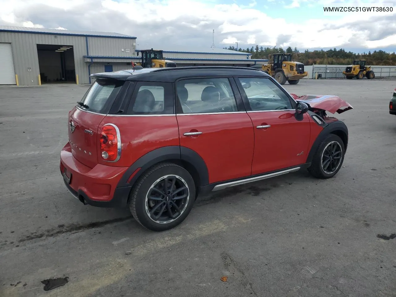 2016 Mini Cooper S Countryman VIN: WMWZC5C51GWT38630 Lot: 76075514