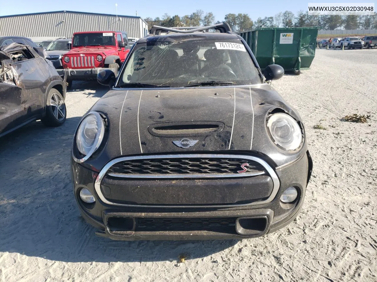 2016 Mini Cooper S VIN: WMWXU3C5XG2D30948 Lot: 76173124