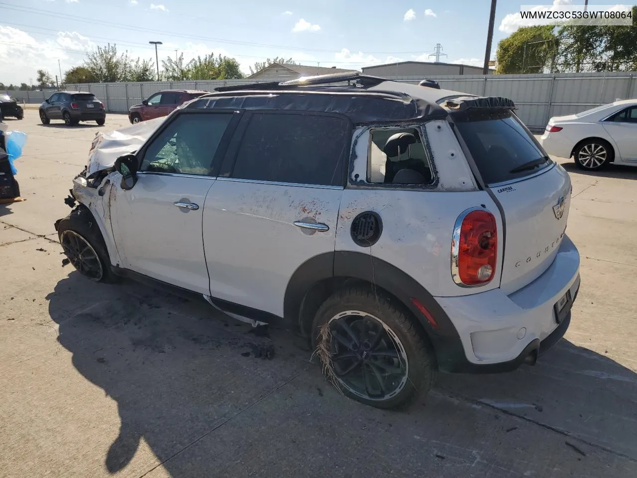 2016 Mini Cooper S Countryman VIN: WMWZC3C53GWT08064 Lot: 76457704