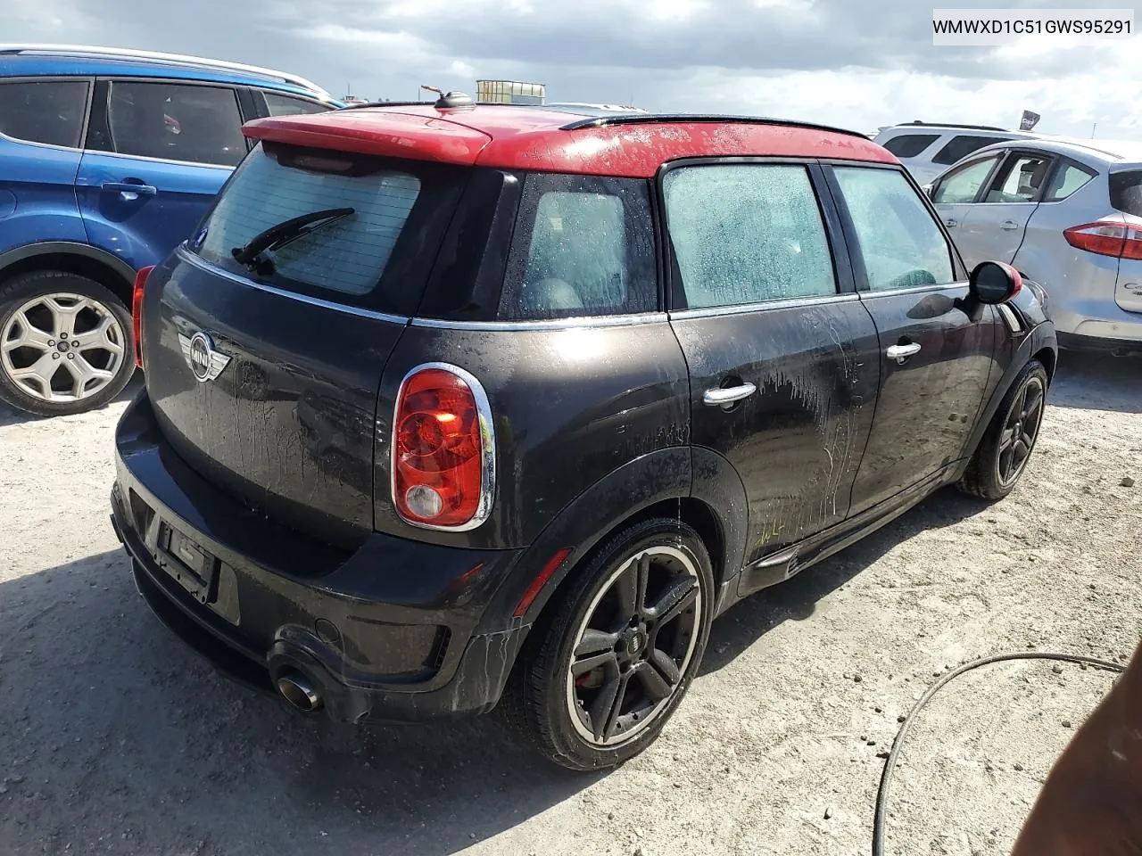 2016 Mini Cooper Countryman Jcw VIN: WMWXD1C51GWS95291 Lot: 76606694