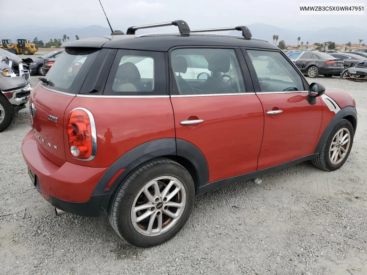 2016 Mini Cooper Countryman VIN: WMWZB3C5XGWR47951 Lot: 76715624