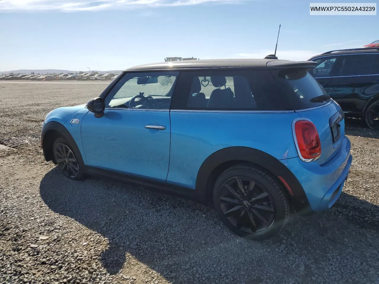 2016 Mini Cooper S VIN: WMWXP7C55G2A43239 Lot: 77149844