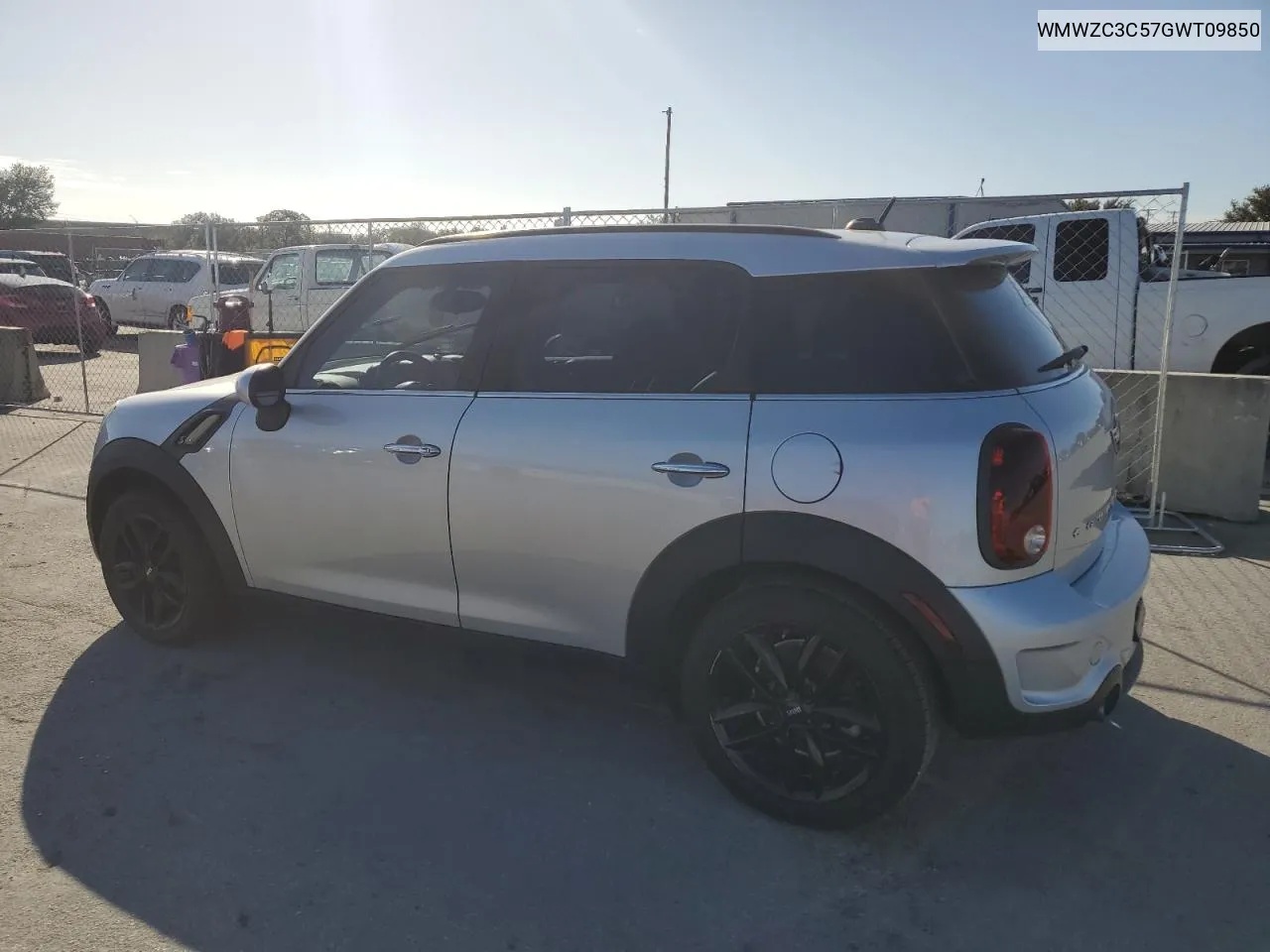 2016 Mini Cooper S Countryman VIN: WMWZC3C57GWT09850 Lot: 77503594