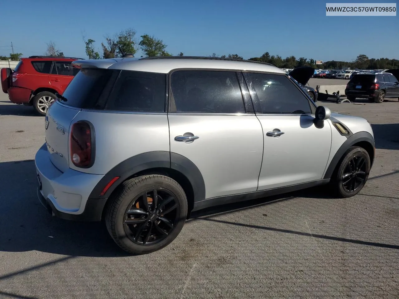 2016 Mini Cooper S Countryman VIN: WMWZC3C57GWT09850 Lot: 77503594