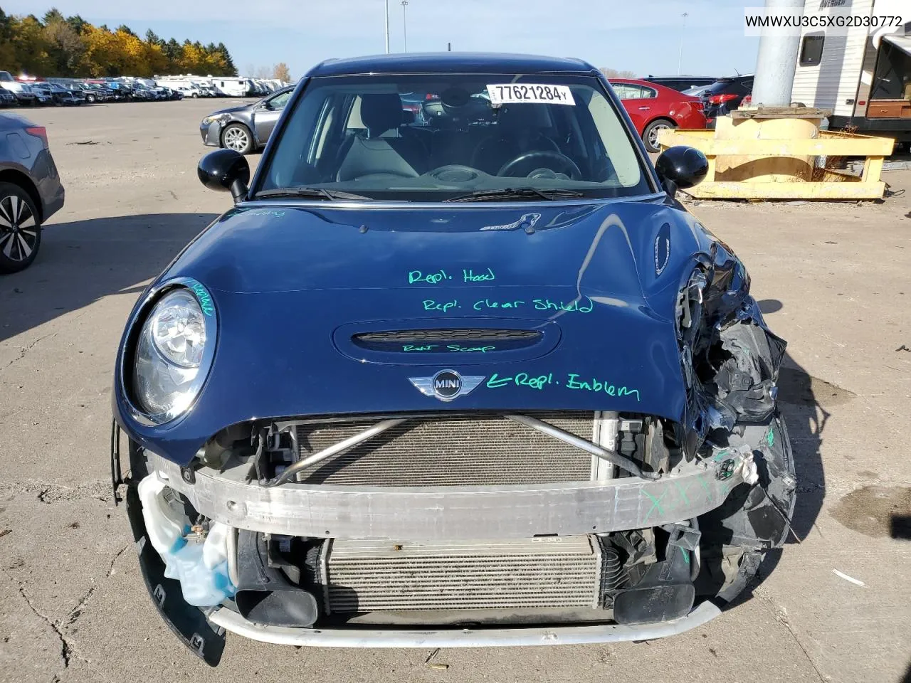 WMWXU3C5XG2D30772 2016 Mini Cooper S