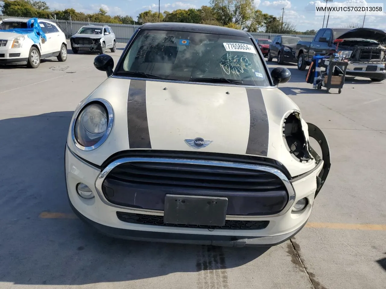 2016 Mini Cooper VIN: WMWXU1C57G2D13058 Lot: 77658654