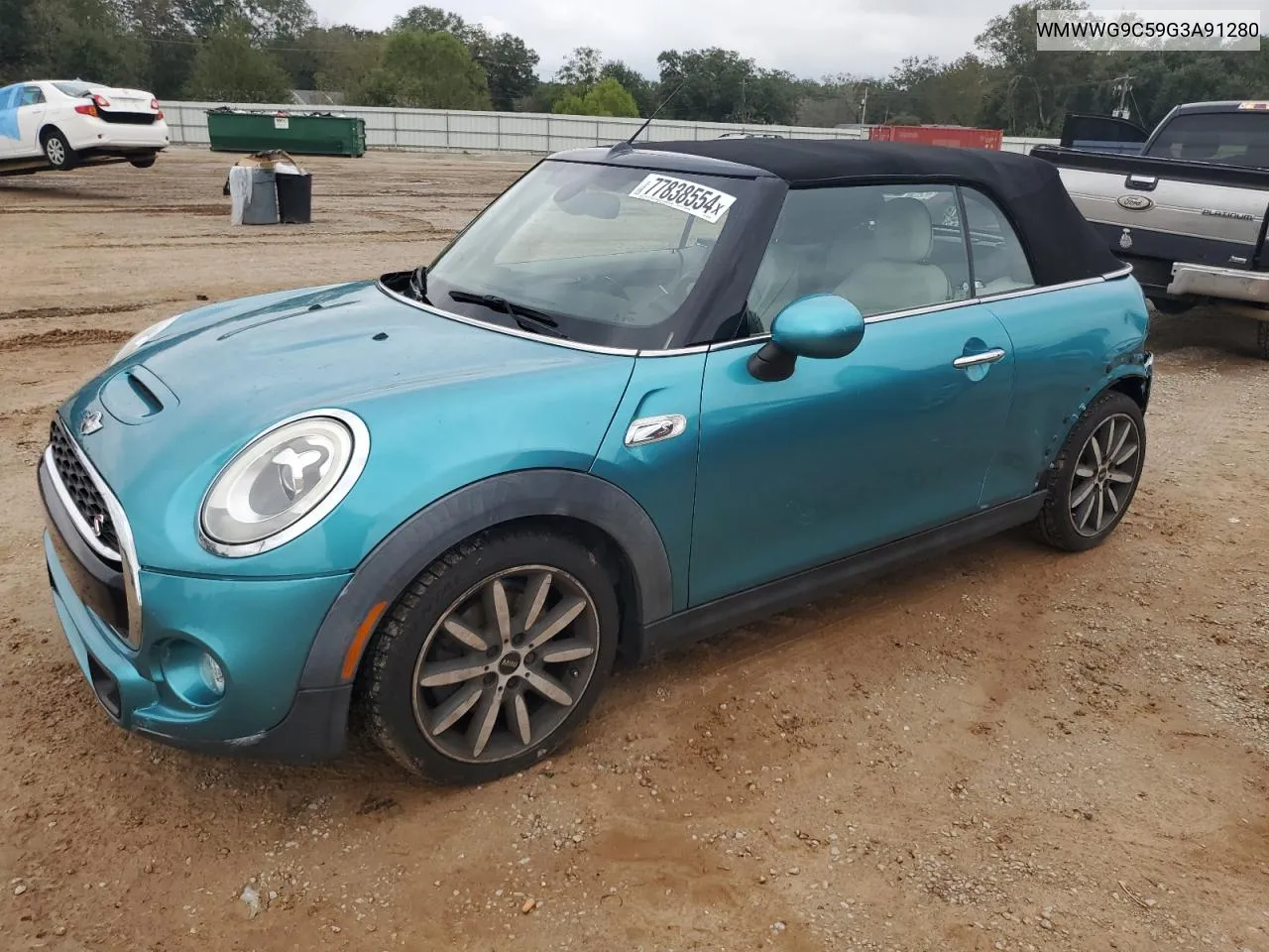 2016 Mini Cooper S VIN: WMWWG9C59G3A91280 Lot: 77838554