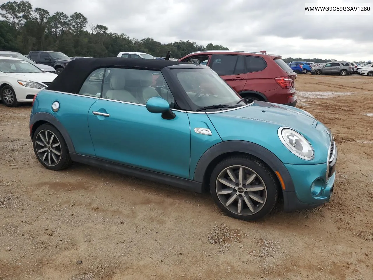 2016 Mini Cooper S VIN: WMWWG9C59G3A91280 Lot: 77838554